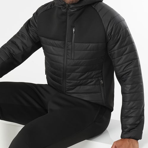 Ensemble Doudoune Capuche Et Pantalon Jogging 1070 Noir