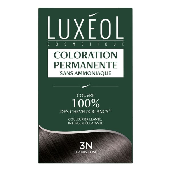 Coloration 3N Châtain Foncé Luxéol 60ml