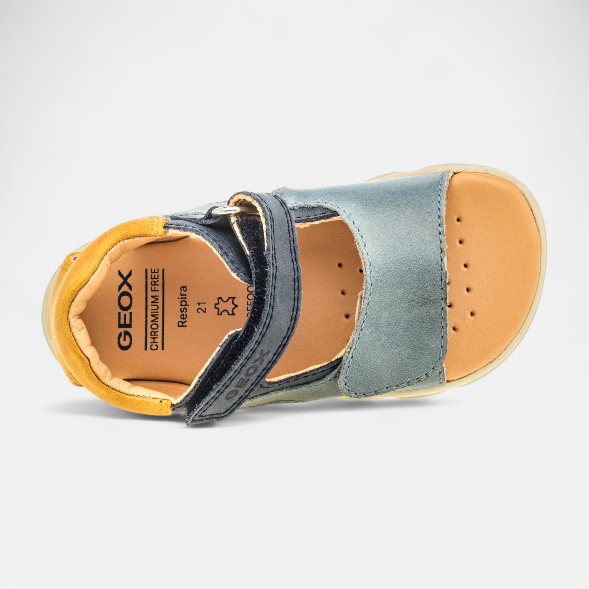Sandales Garçon en cuir jeans