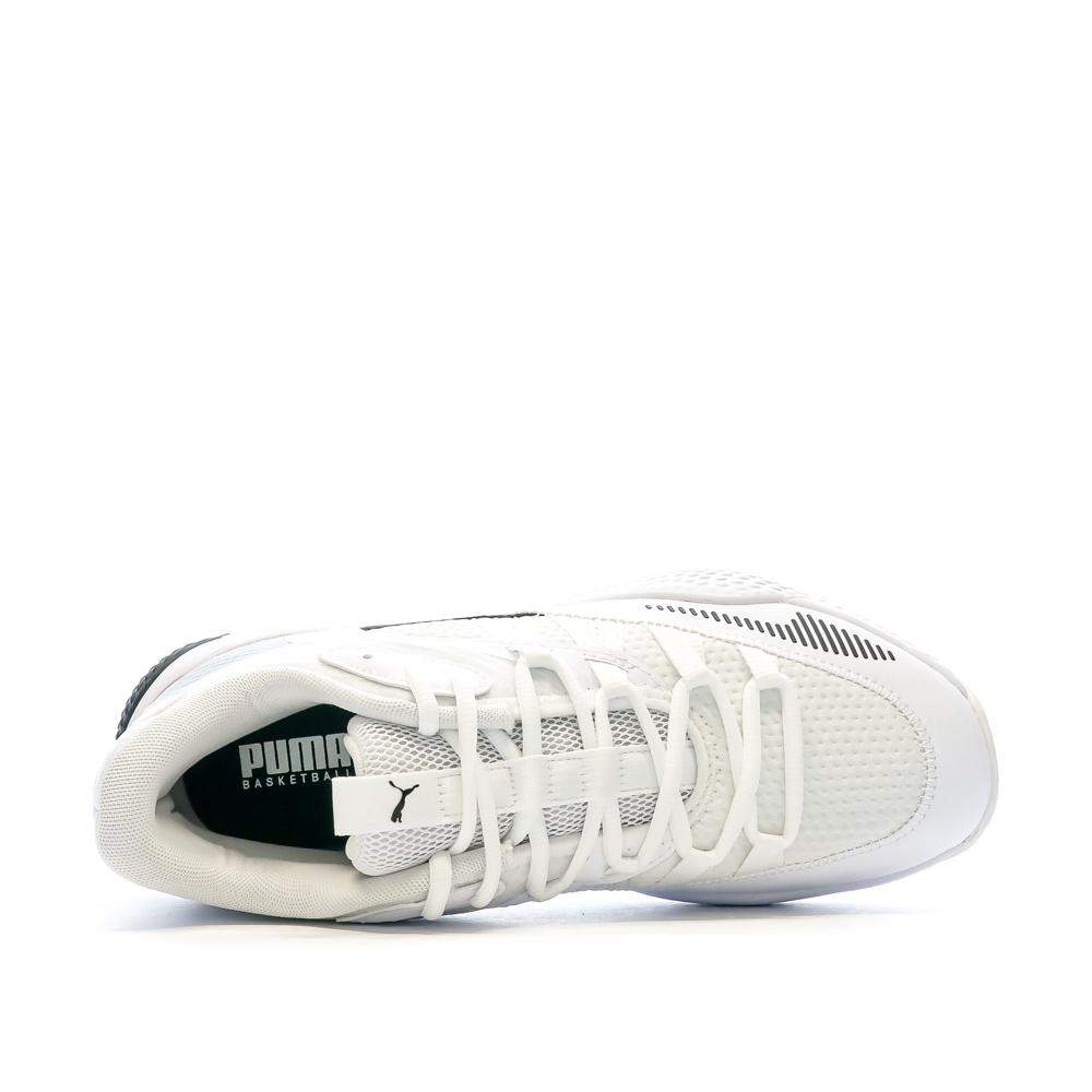 Puma Chaussures de Basketball Blanches Homme Puma Court Rider 376646