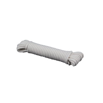 Ledent touw gevlochten naturel katoen 5 mm 10 m