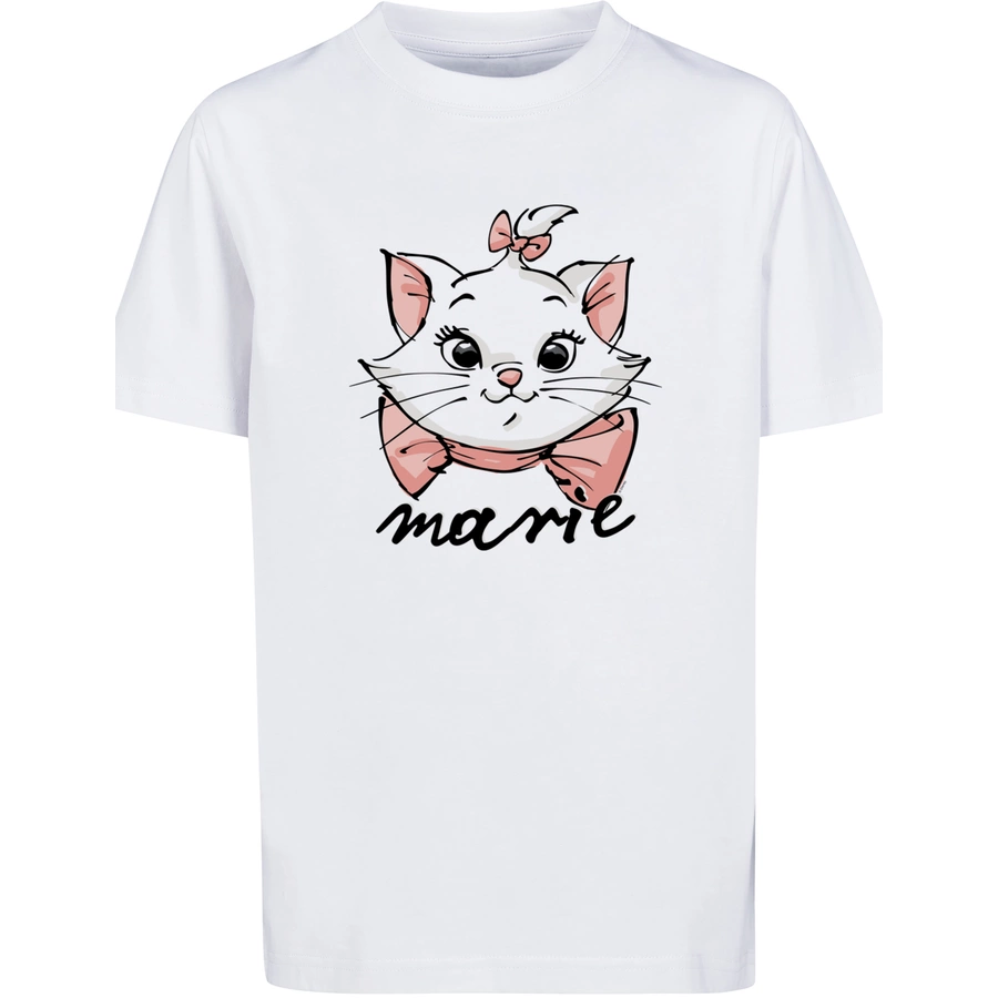 F4NT4STIC T-Shirt  The Aristocats Marie Sketch Face weiß