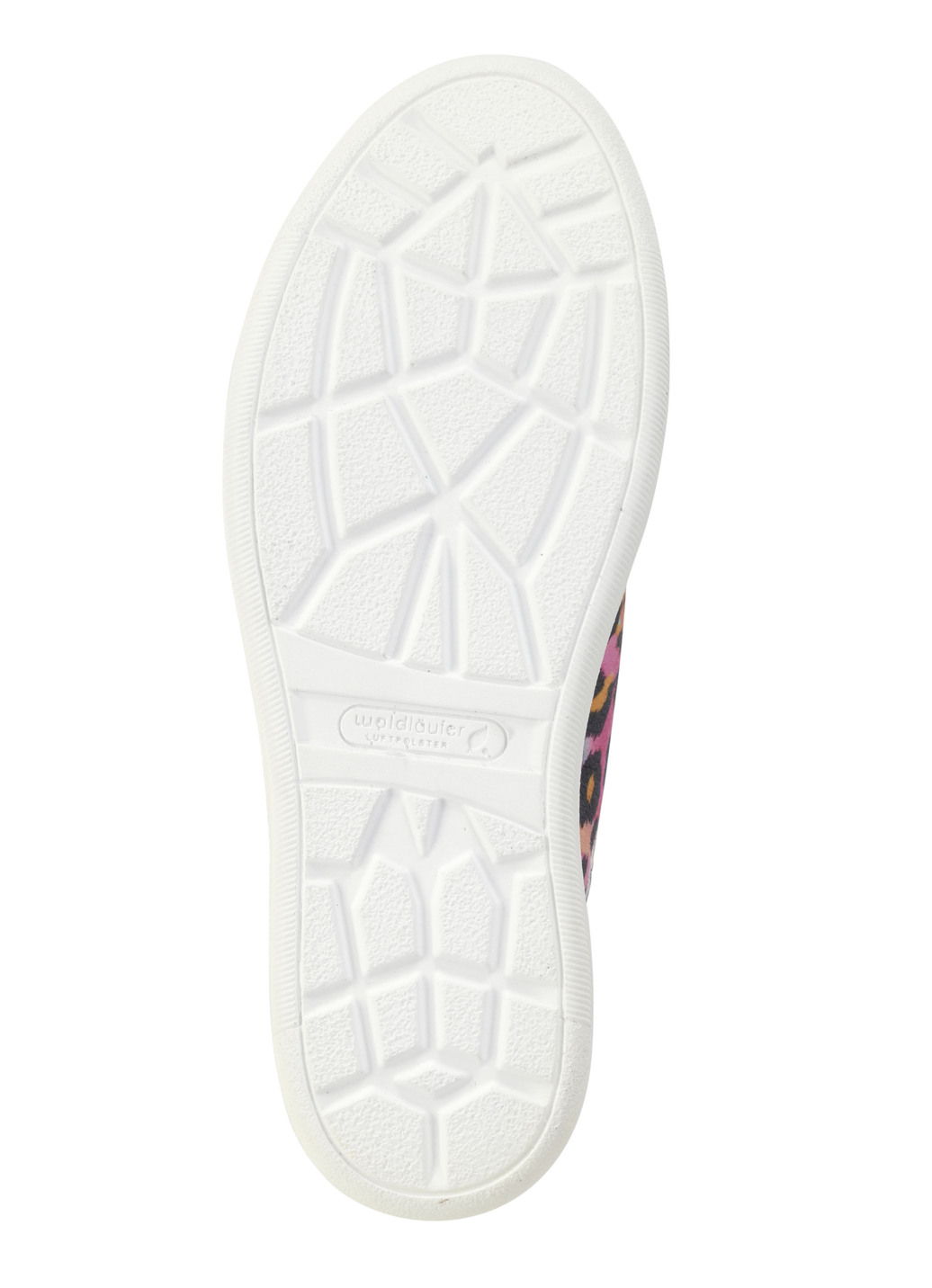 Waldläufer Sneaker mit Streuglitzer und Leo-Druck