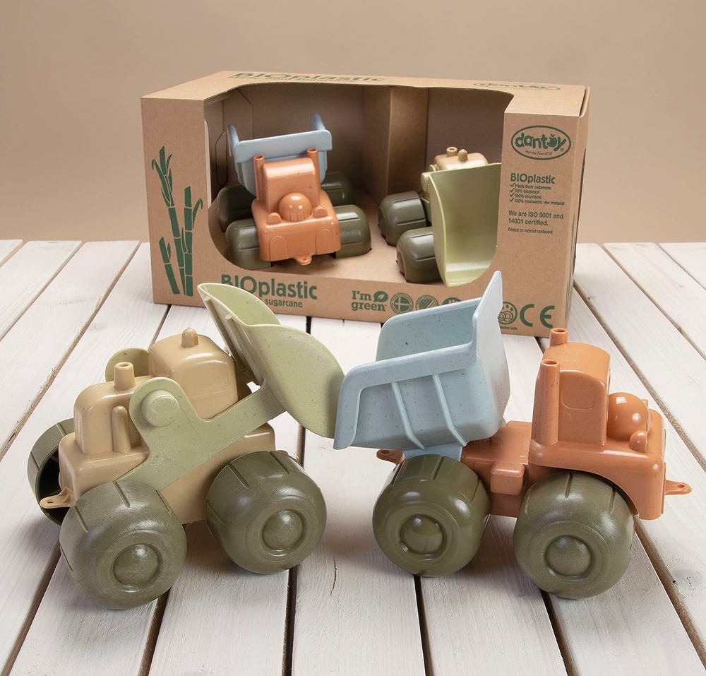 Véhicules de construction en bioplastique