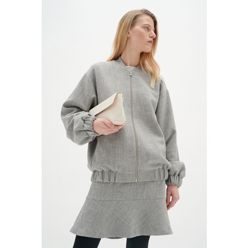 InWear ZoieIW Nederdel, Medium Grey Melange, 42