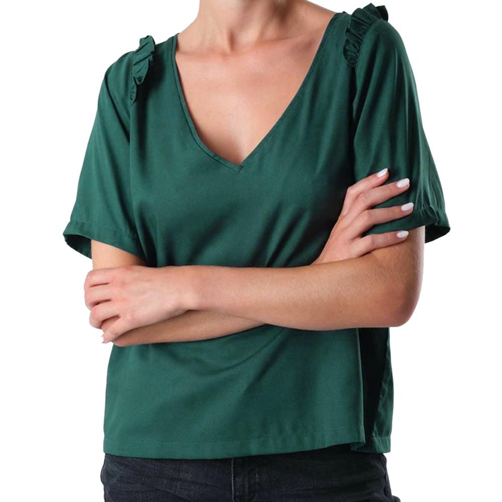 Deeluxe Blouse Verte Femme Deeluxe Amalia