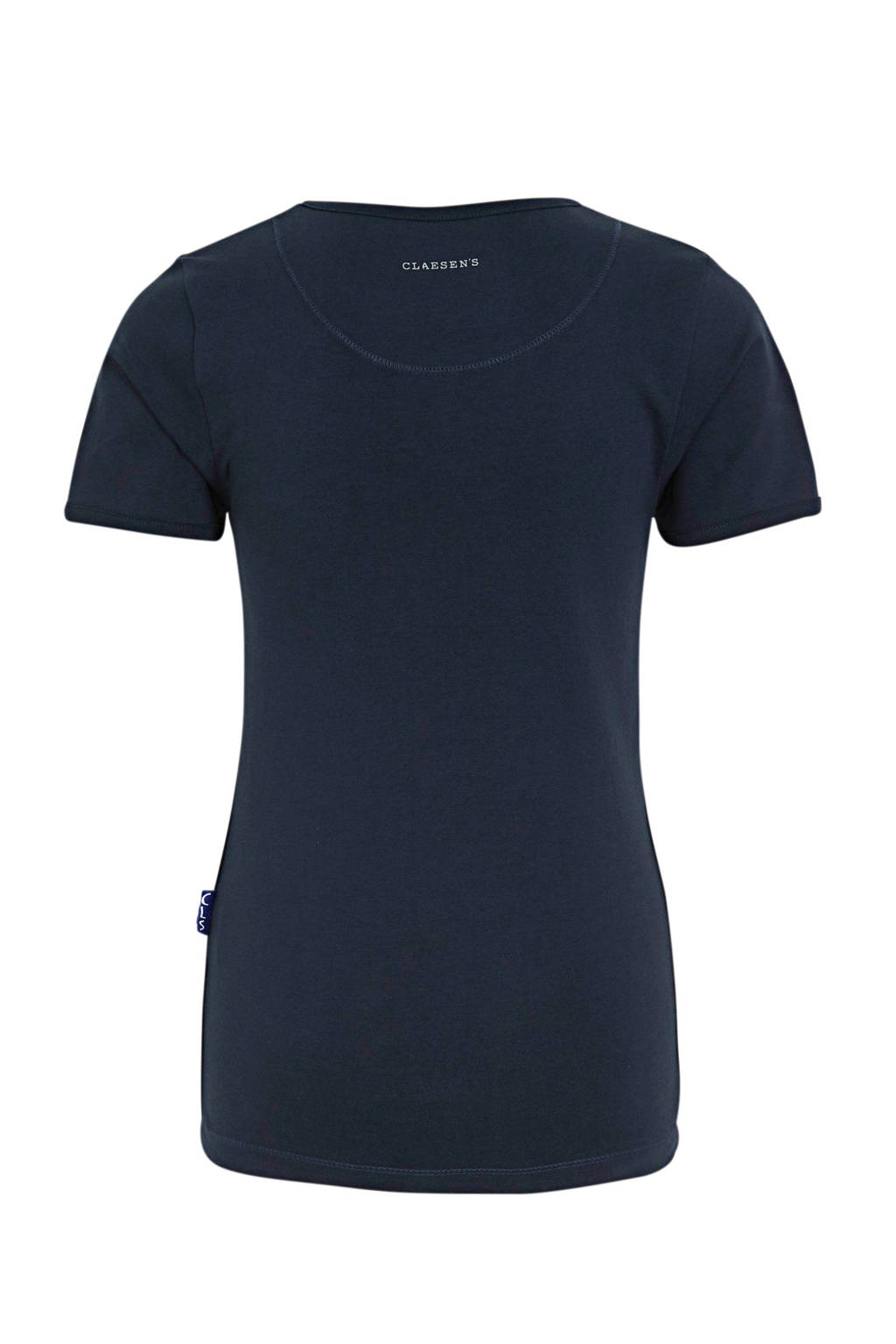 T-shirt donkerblauw