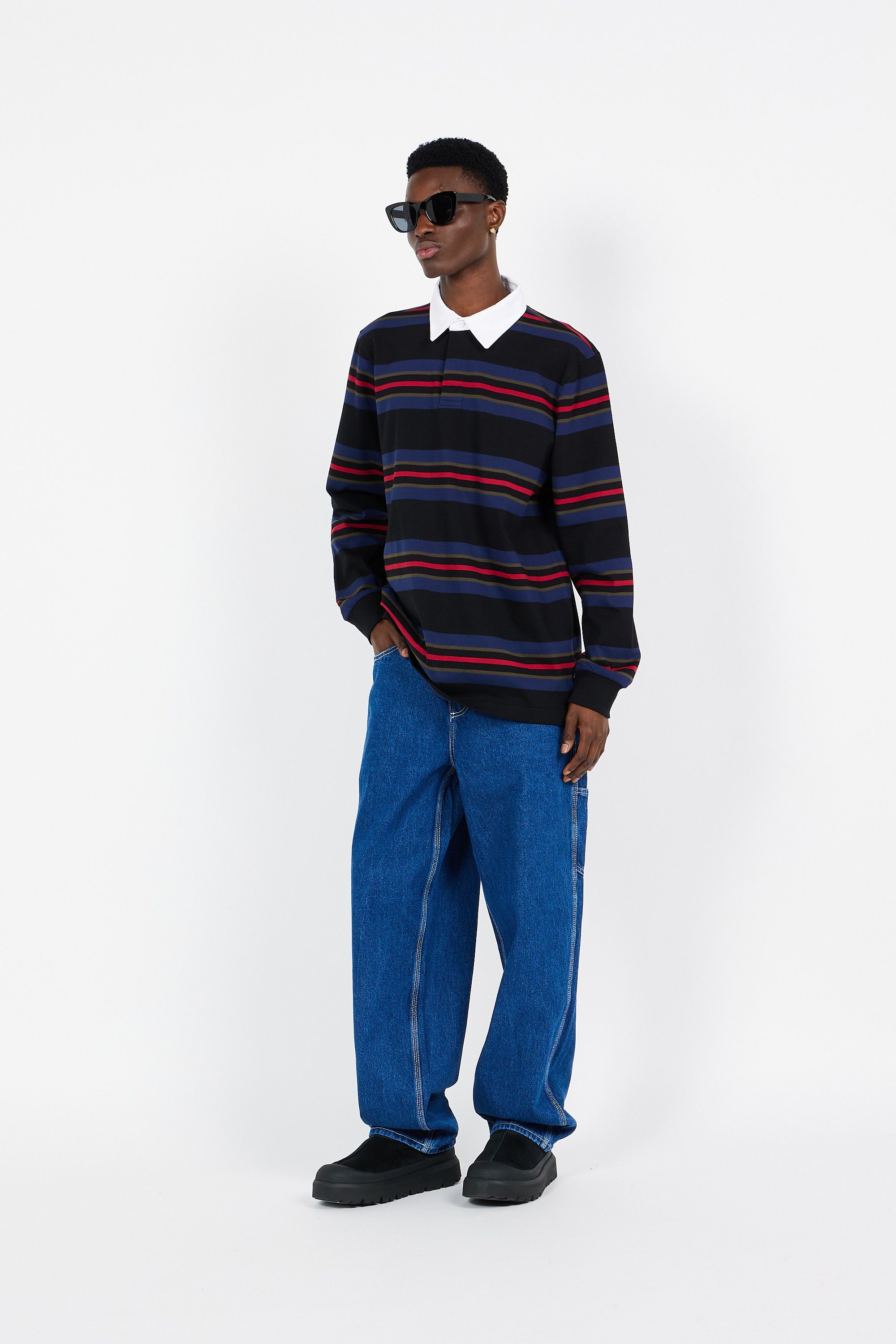 CARHARTT WIP Polo L/S Oregon Rugby Shirt Multicolore