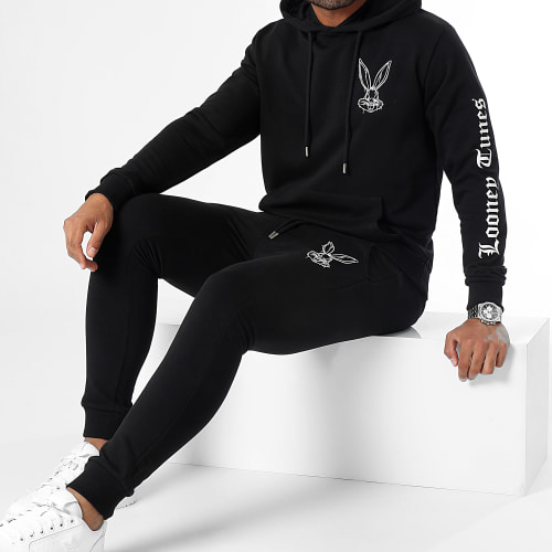Ensemble De Survetement Sleeves Angry Bugs Bunny Noir