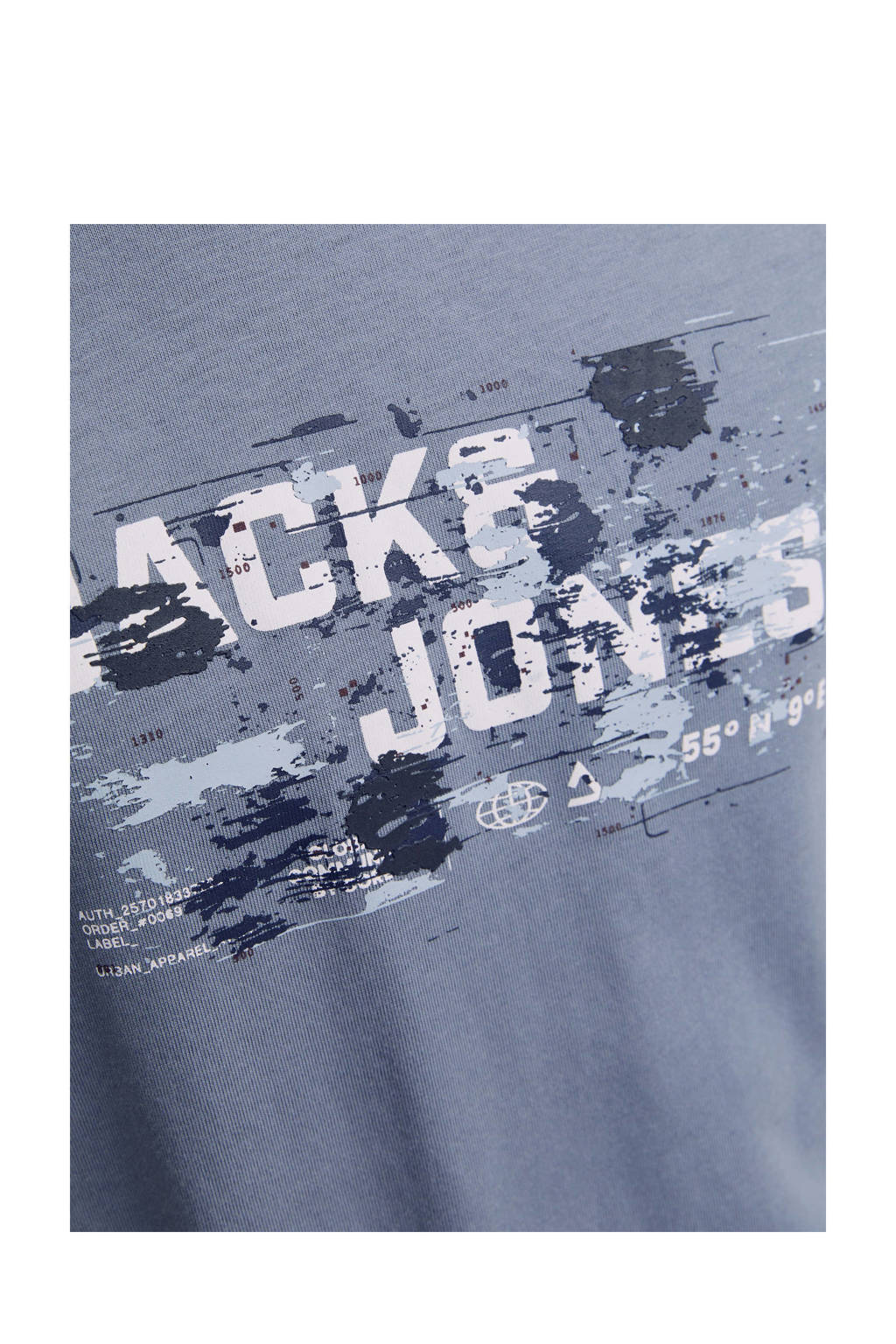 JACK & JONES T-shirt met printopdruk lichtblauw