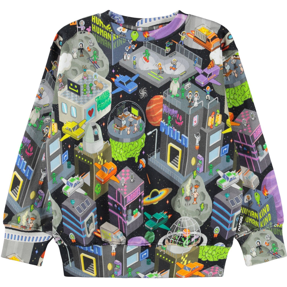 Køb Molo Pixel Space Mattis Sweatshirt