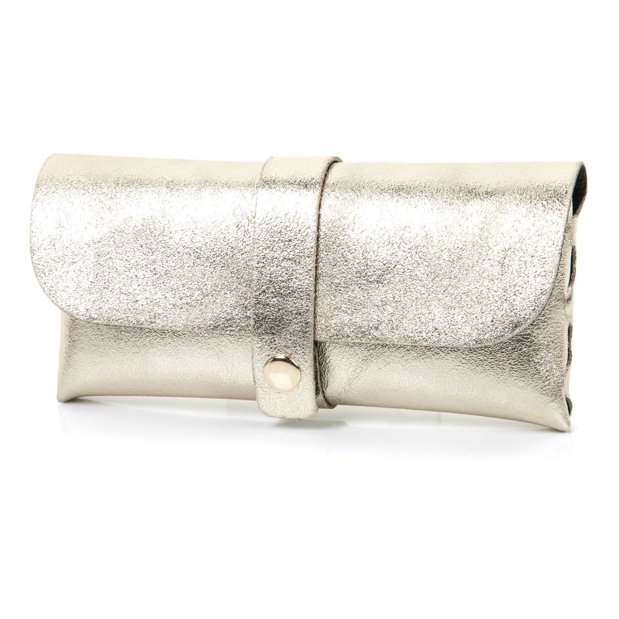Petite maroquinerie en cuir or