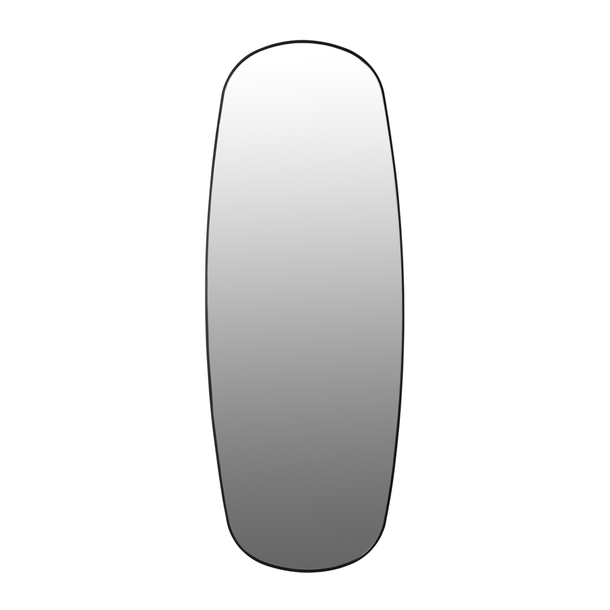 Spiegel Capsule Curve zwart 60x160 cm