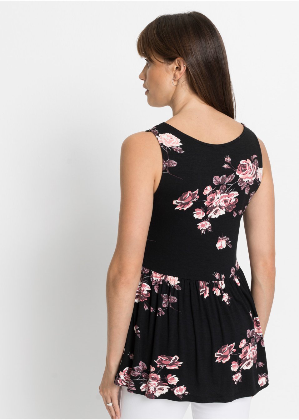 Top imprimé en viscose