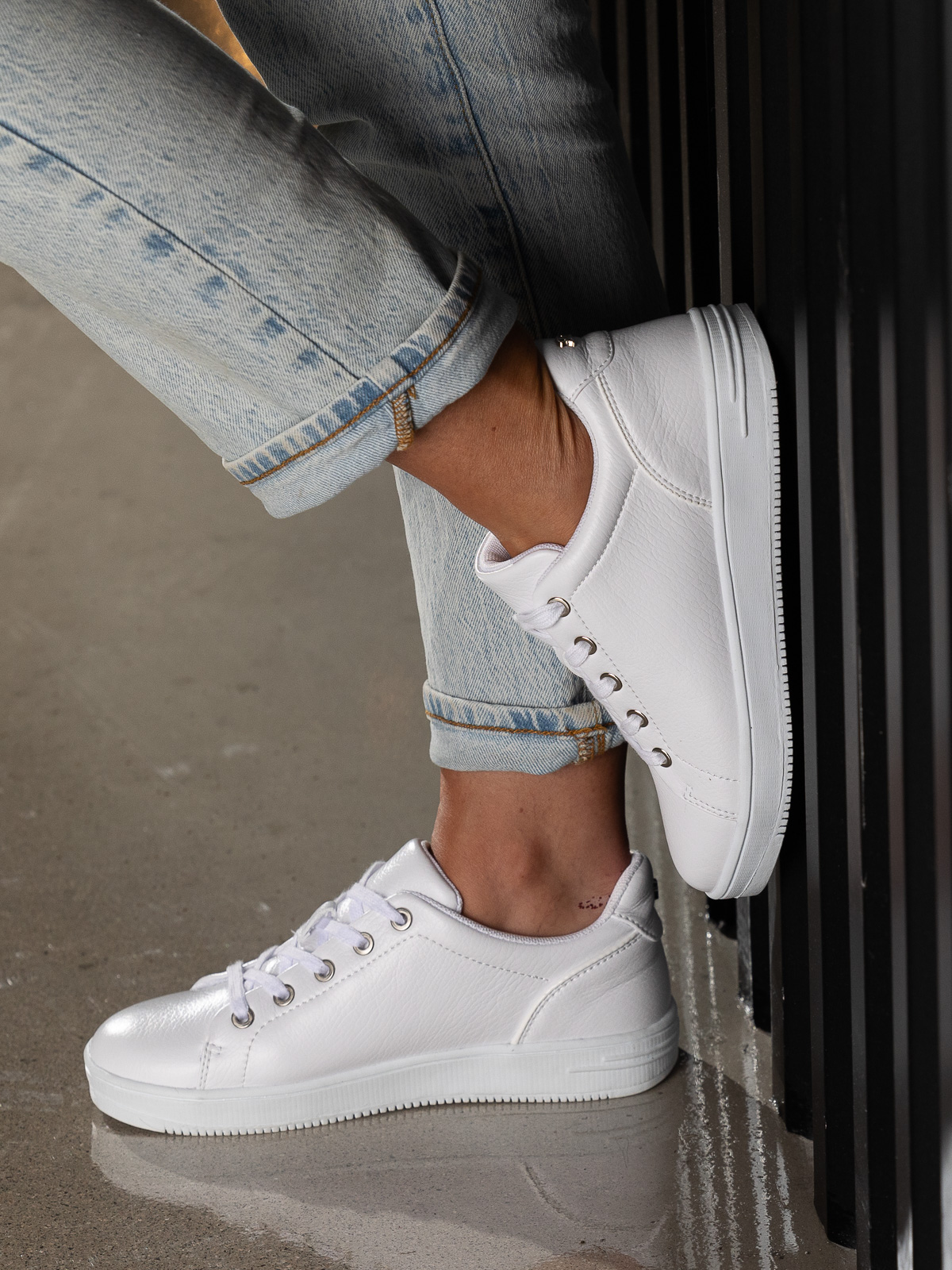 Gorbio Low White - Trapes Sko