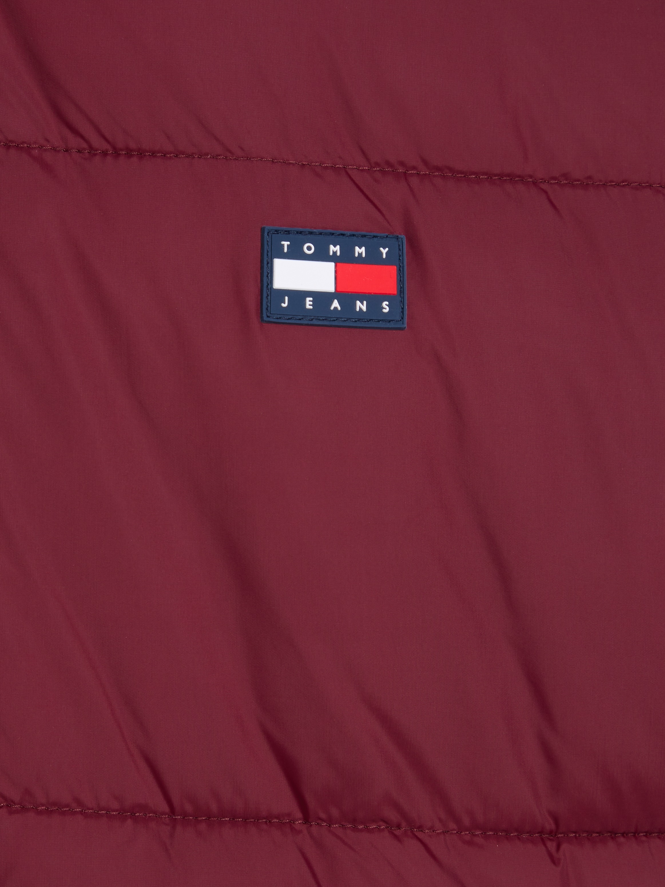 Tommy Jeans Steppjacke »TJM POLY PUFFER EXT« ohne Kapuze Winterjacke mit Stehkragen, gefüttertes Teddy, Innentaschen