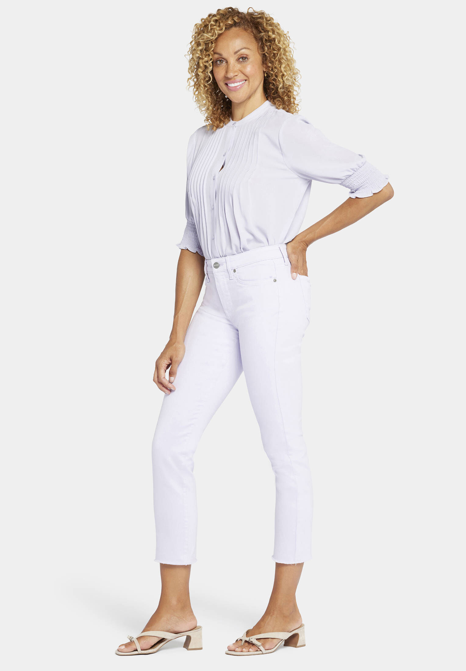 NYDJ| Damen Jeans Sheri Ankle Fray Hem