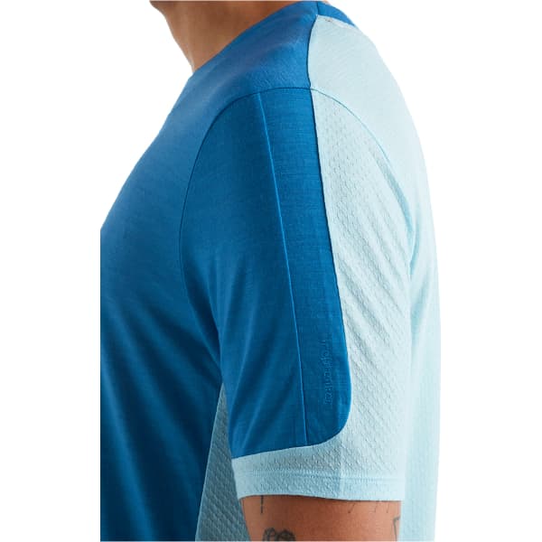 T-shirt randonnée ICEBREAKER M ZONEKNIT SS TEE AZUL/HAZE/CB