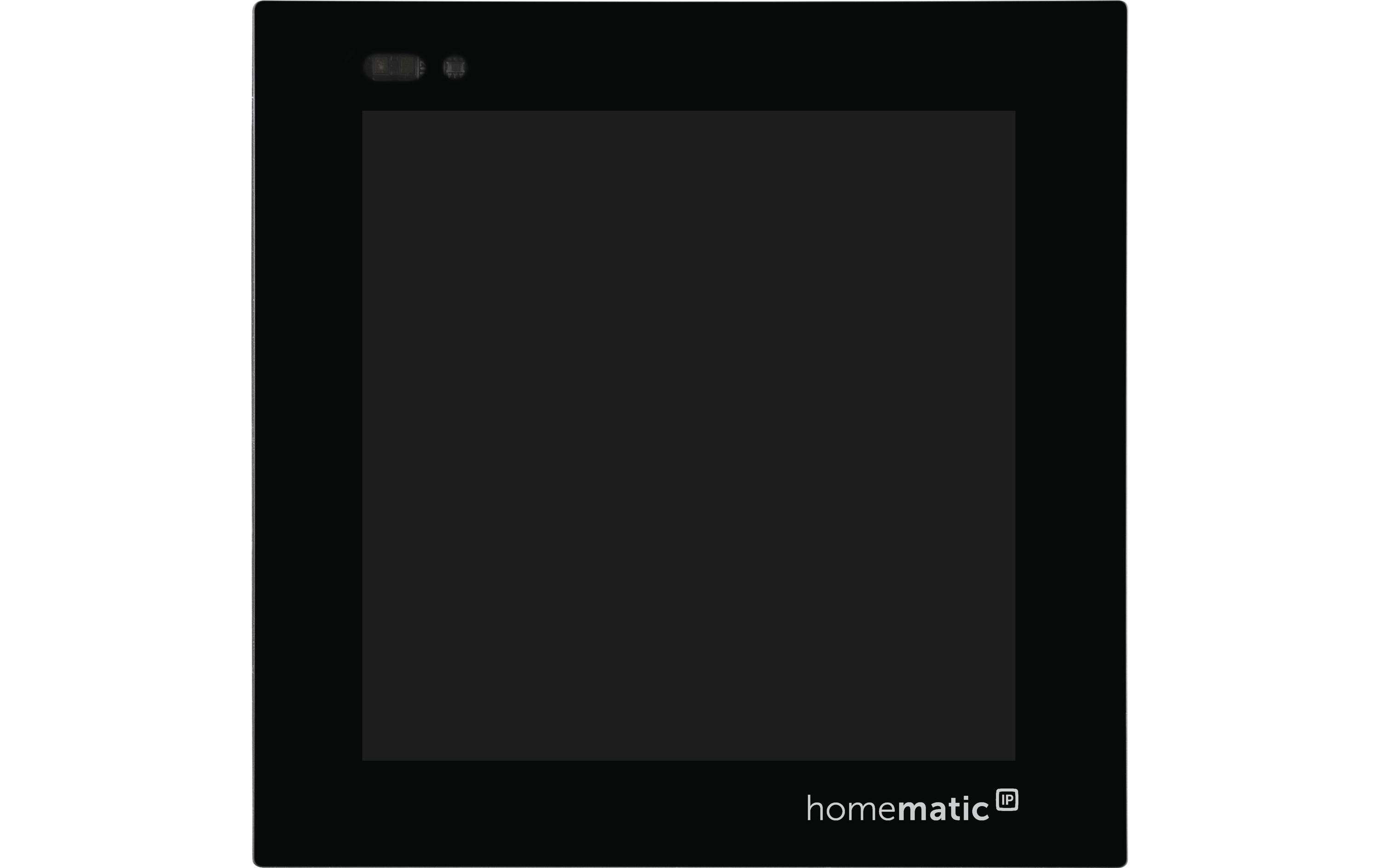 Smart Home Wired Glasdisplay Plus<br>Zum Steuern von Heizungen, Leuchten, Rollläden und Jalousien – HmIPW-WGD-PL