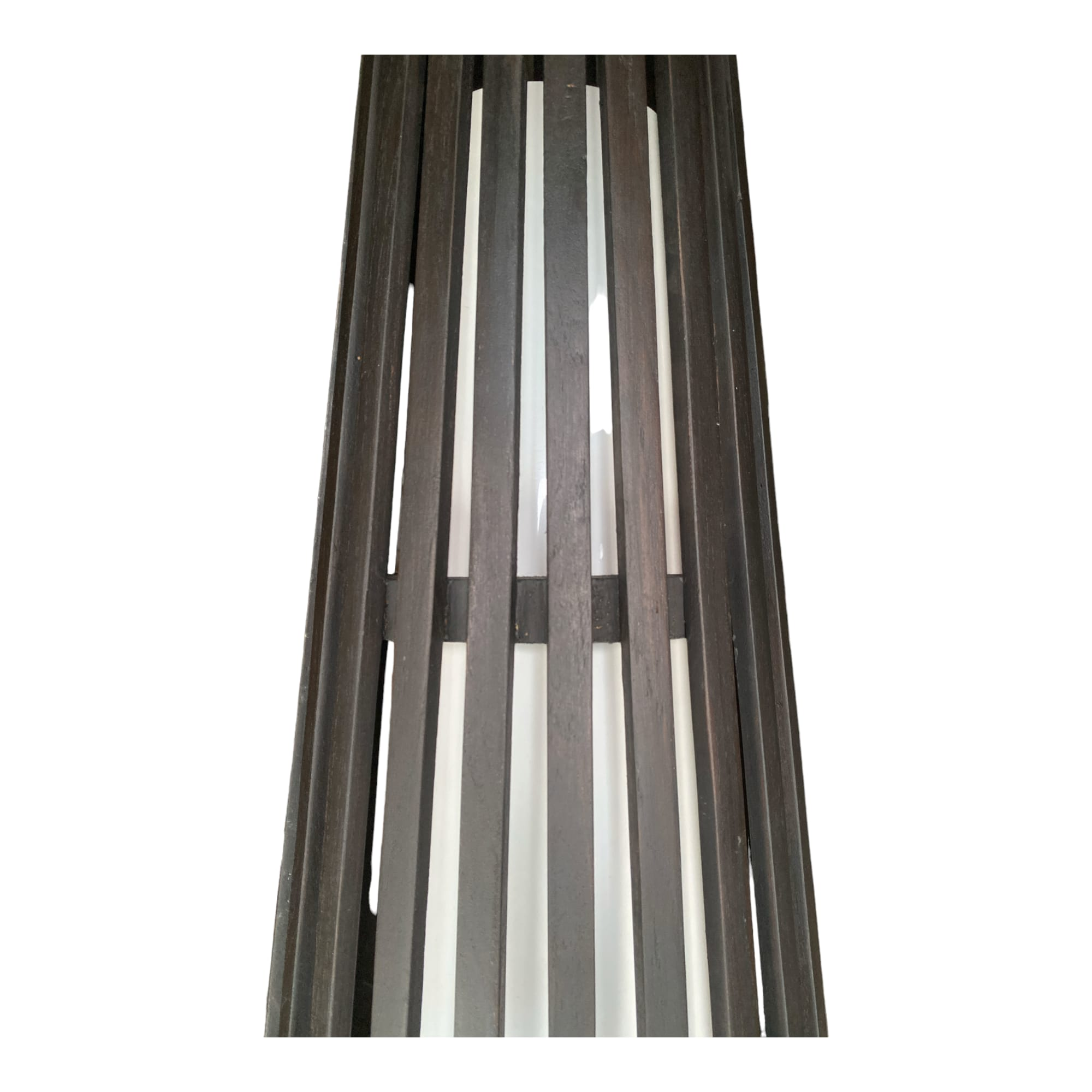 Interieurdirekt – Vloerlamp Anto – Teakhout – 120cm – Zwart