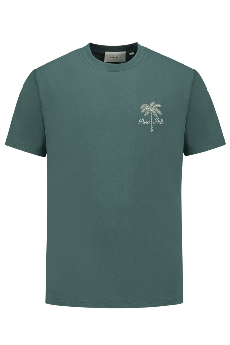 Pure Path groene heren t-shirt