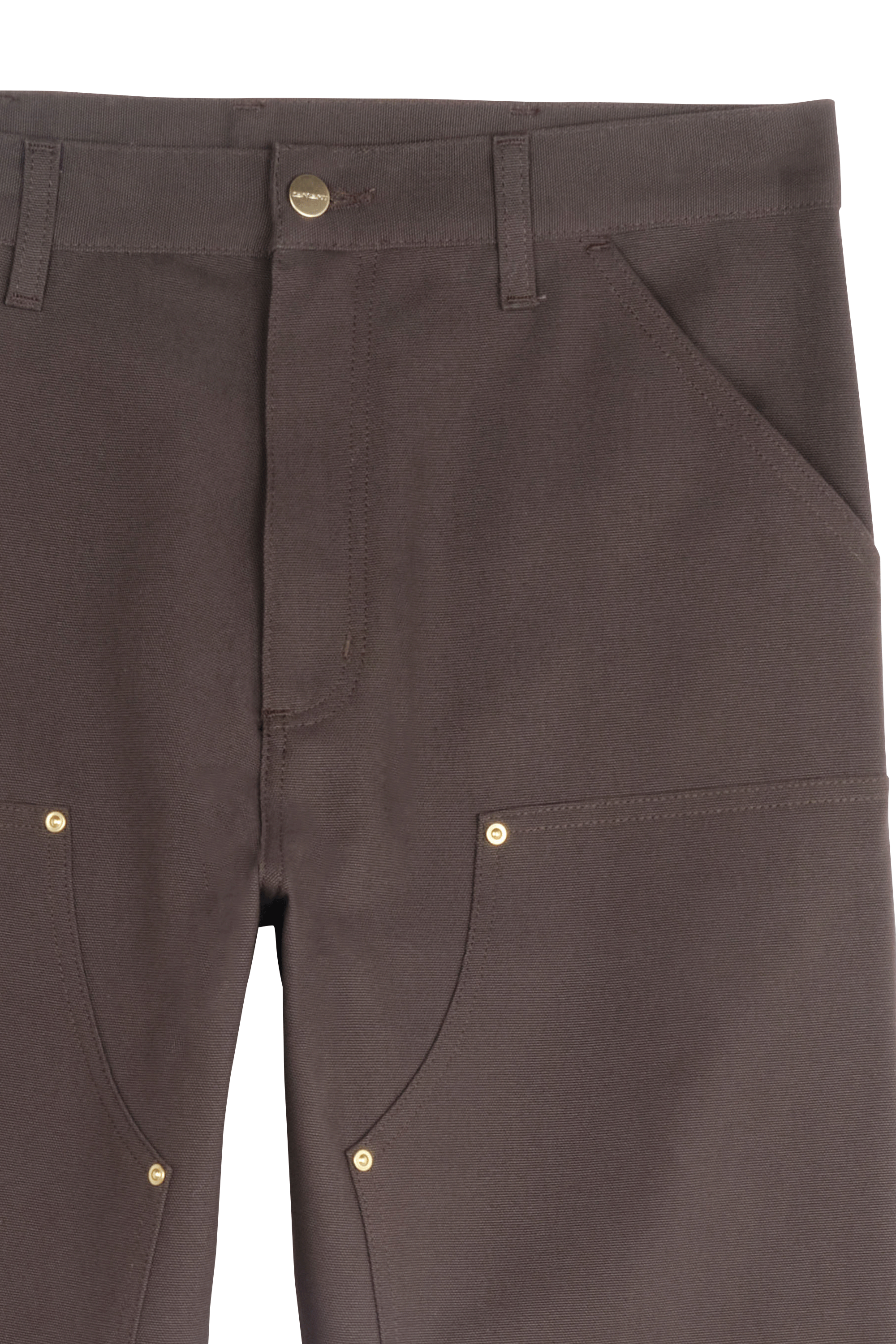 CARHARTT WIP Pantalon Double Knee Marron