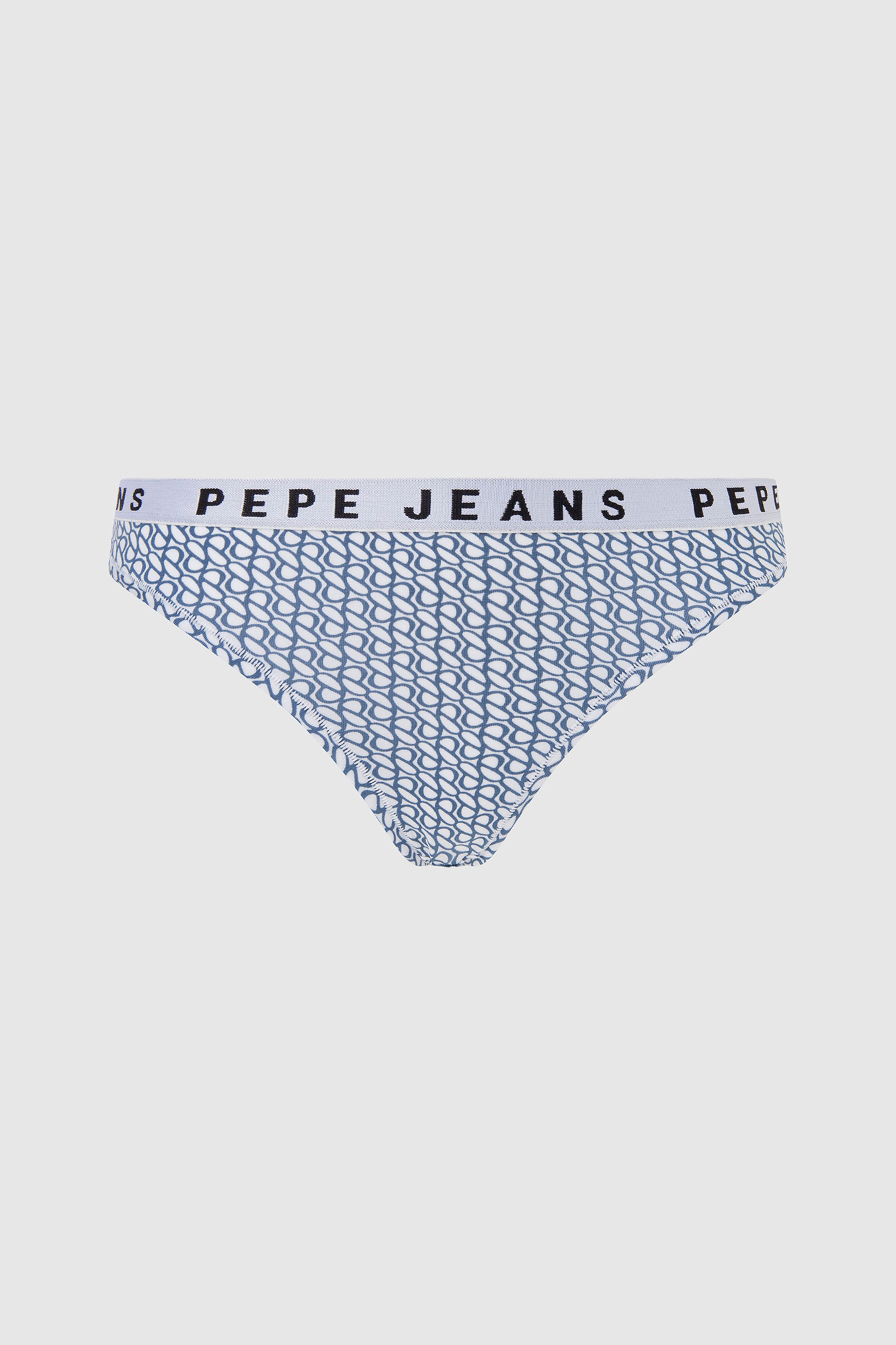 Estampa com o logotipo da Tanga por toda a peça
