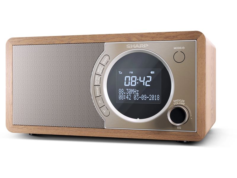 Sharp DAB  Radio DR-450 DAB /FM Radio Digital-Radio mit Speicher für 20 Sender