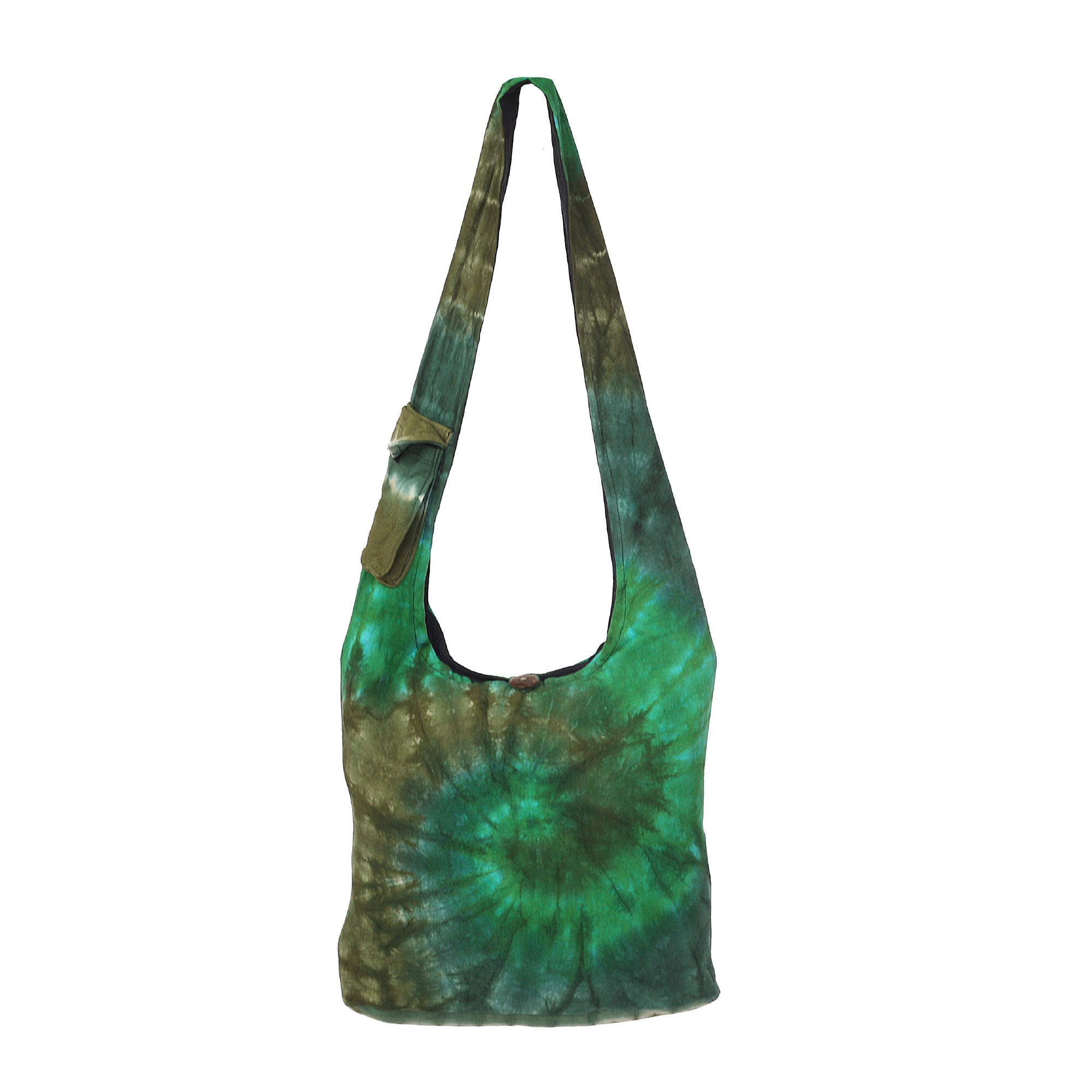 Umhängetasche Batik, grün, B 40 cm, H 35 cm, L 12 cm günstig bestellen