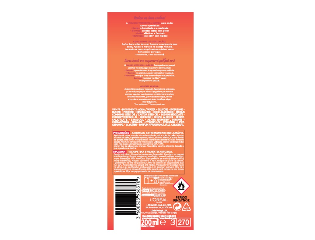 MOUSSE ELVIVE DREAMLONG WAVESWATERFALL 200ML