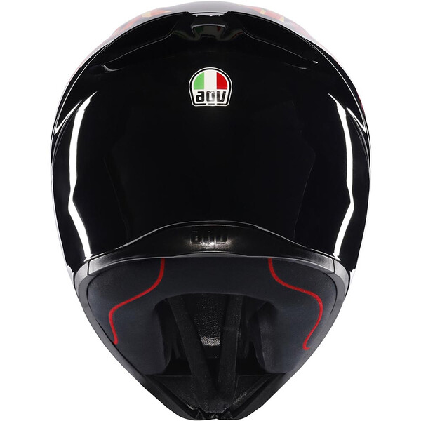 AGV - Casque K1 S Pulse 46 Noir / Multicolore
