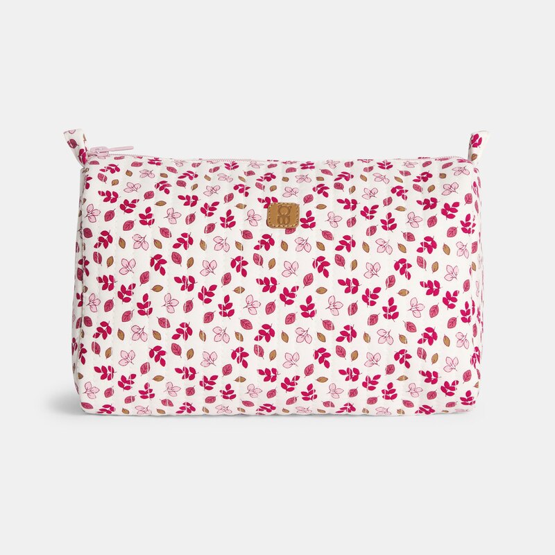 Trousse de toilette fleurs bébé fille Rose