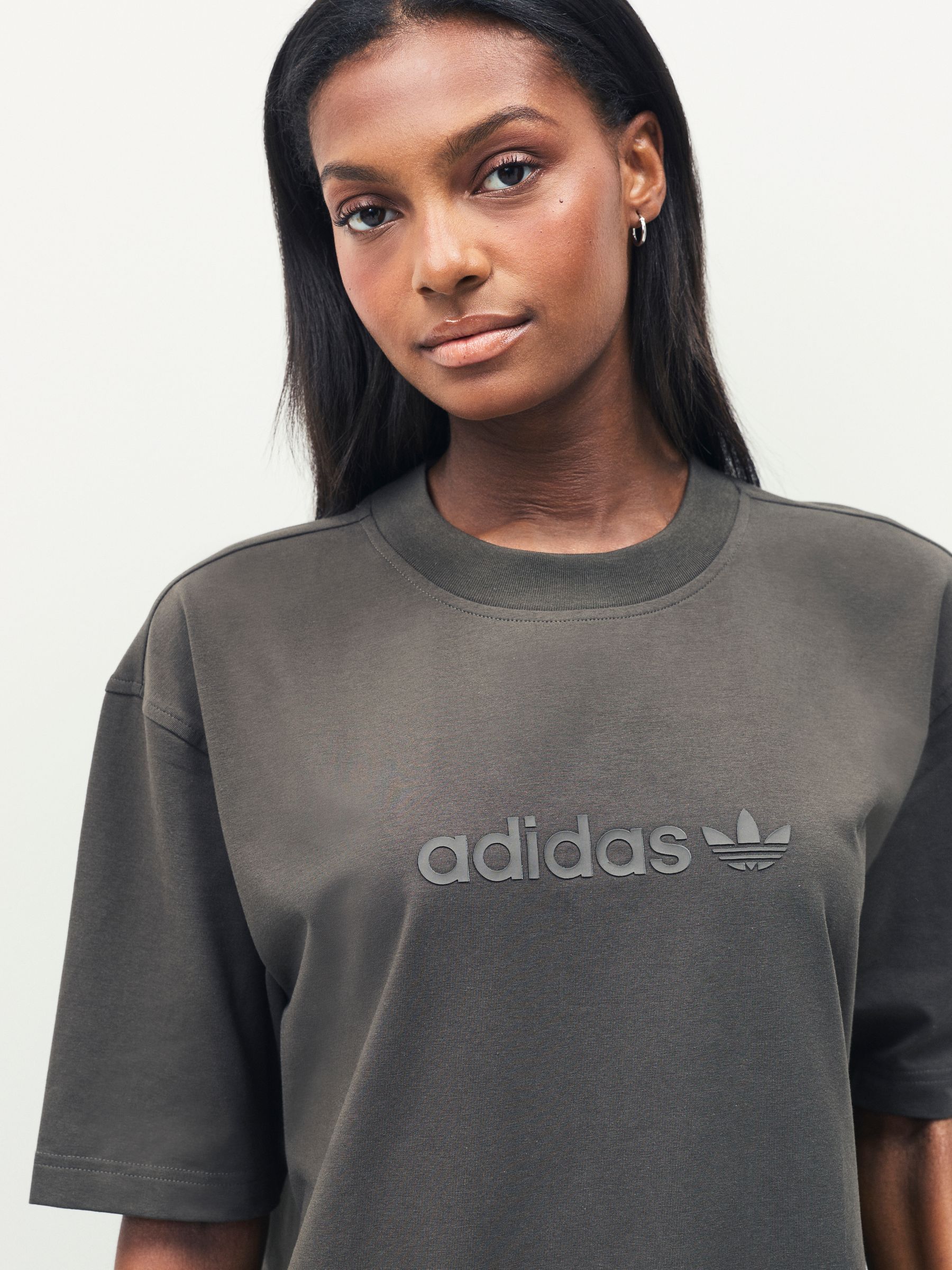 Groen - adidas Originals Essentials Linear Oversize T-Shirt