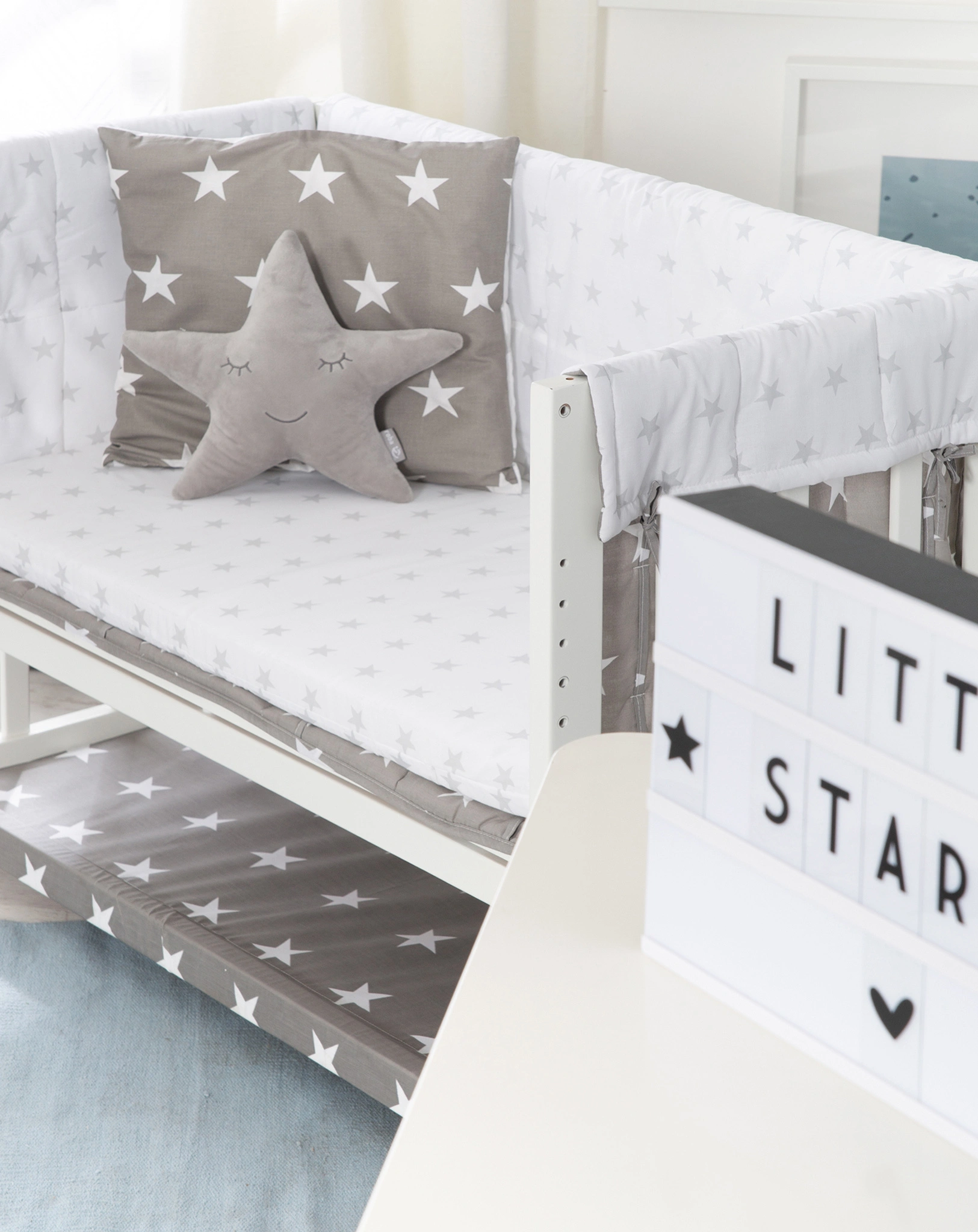Beistellbett LITTLE STARS 3 in 1 Komplett-Set