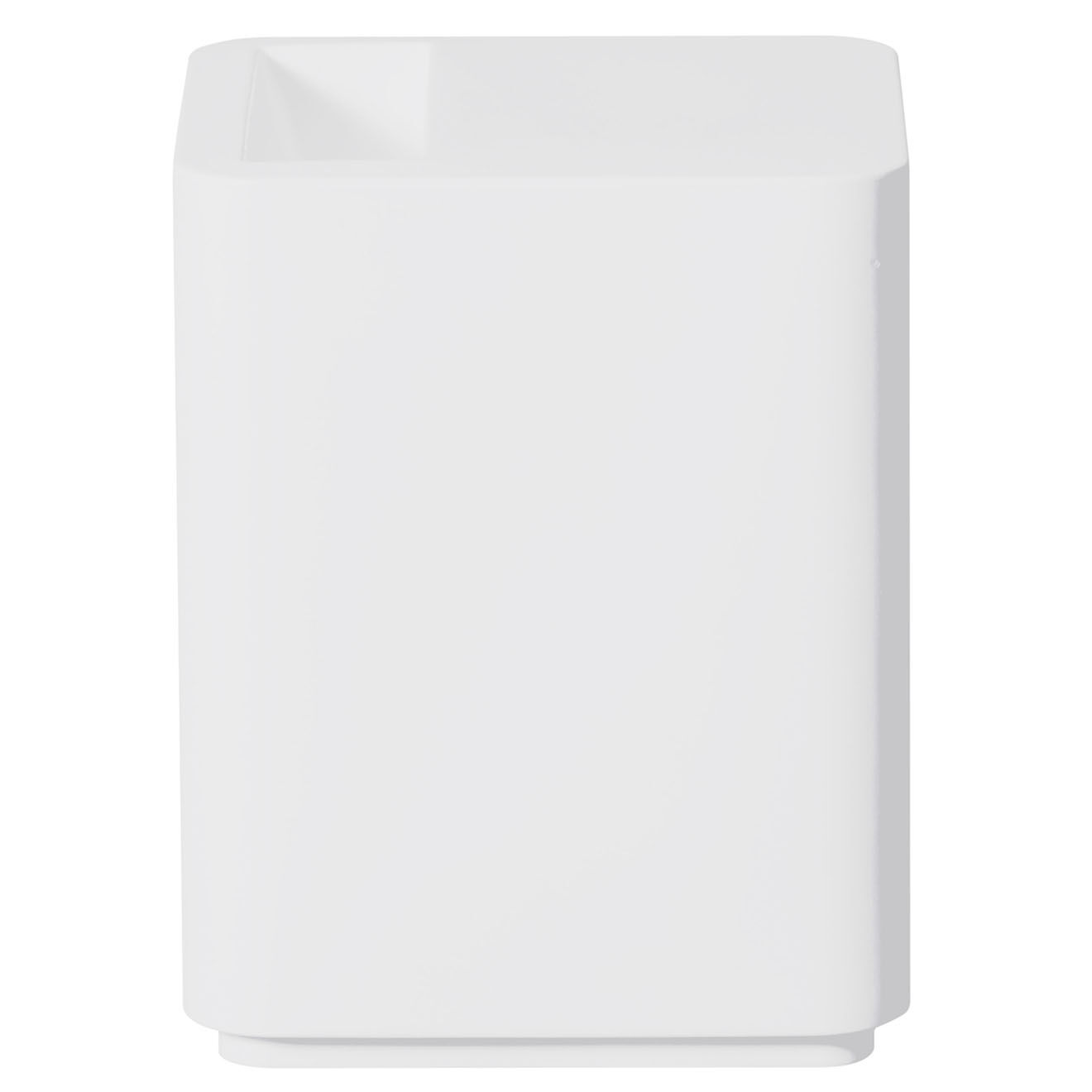 Serralunga Table basse dado/porte revue design par bortolani & righi blanche - 38x47x38 cm