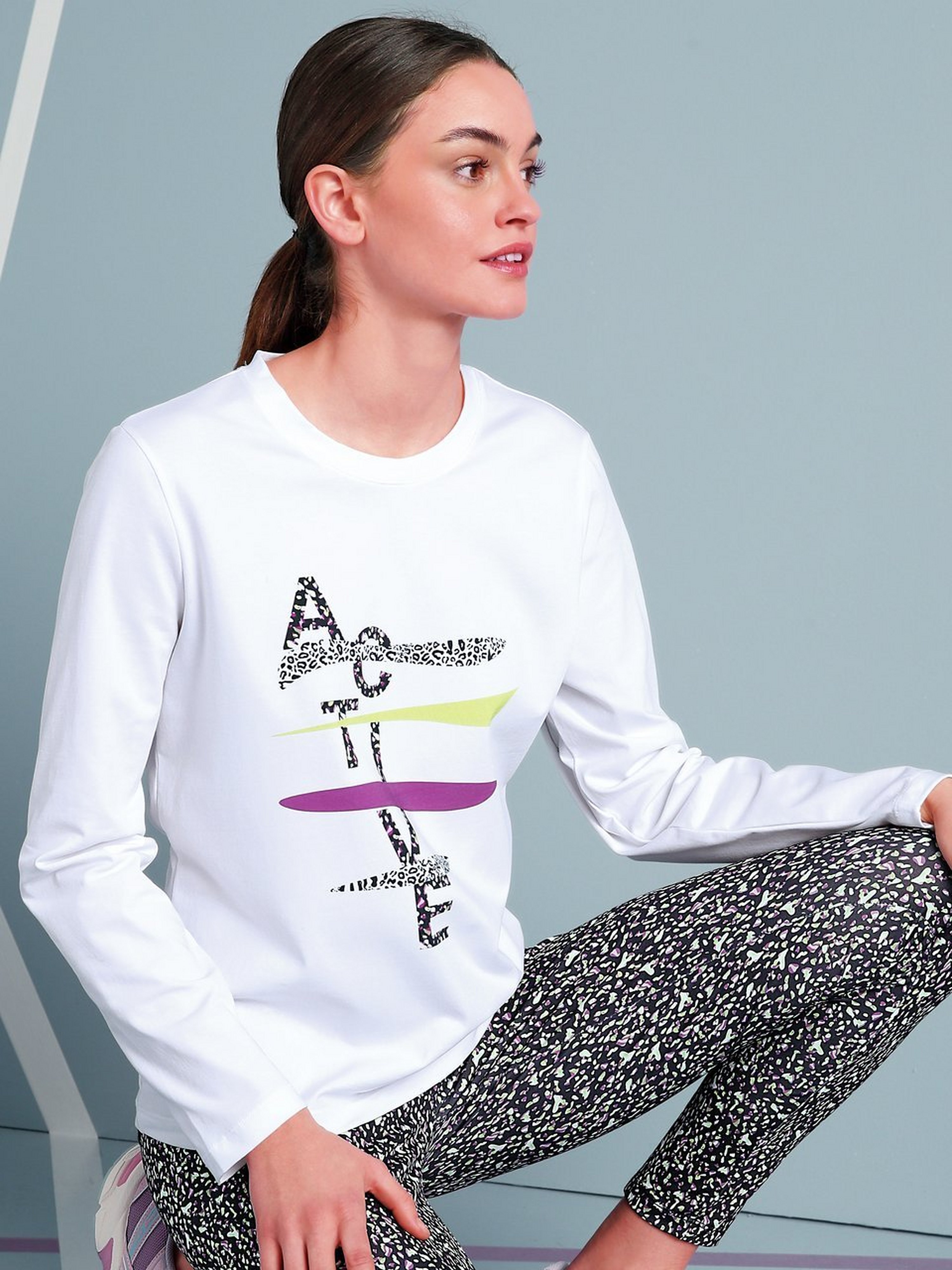Rundhals-Shirt