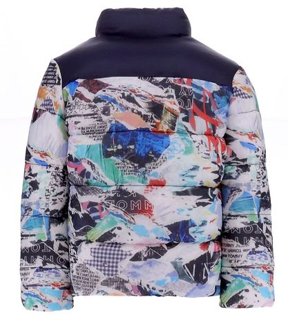 Tommy Hilfiger Steppjacke - Steppjacke Collage Pouf - White Allo