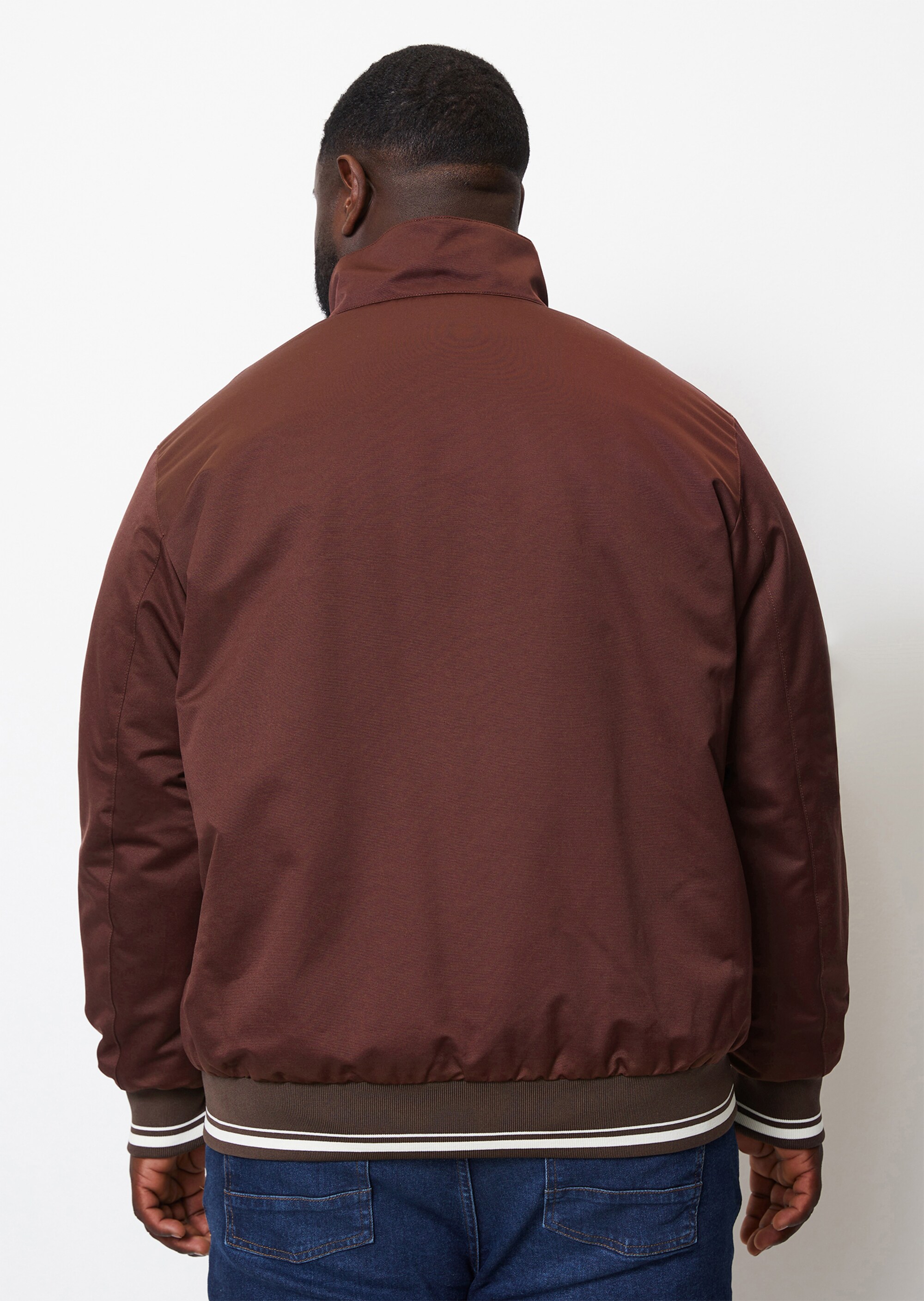 Blouson-Jacke regular mit Biker-Kragen