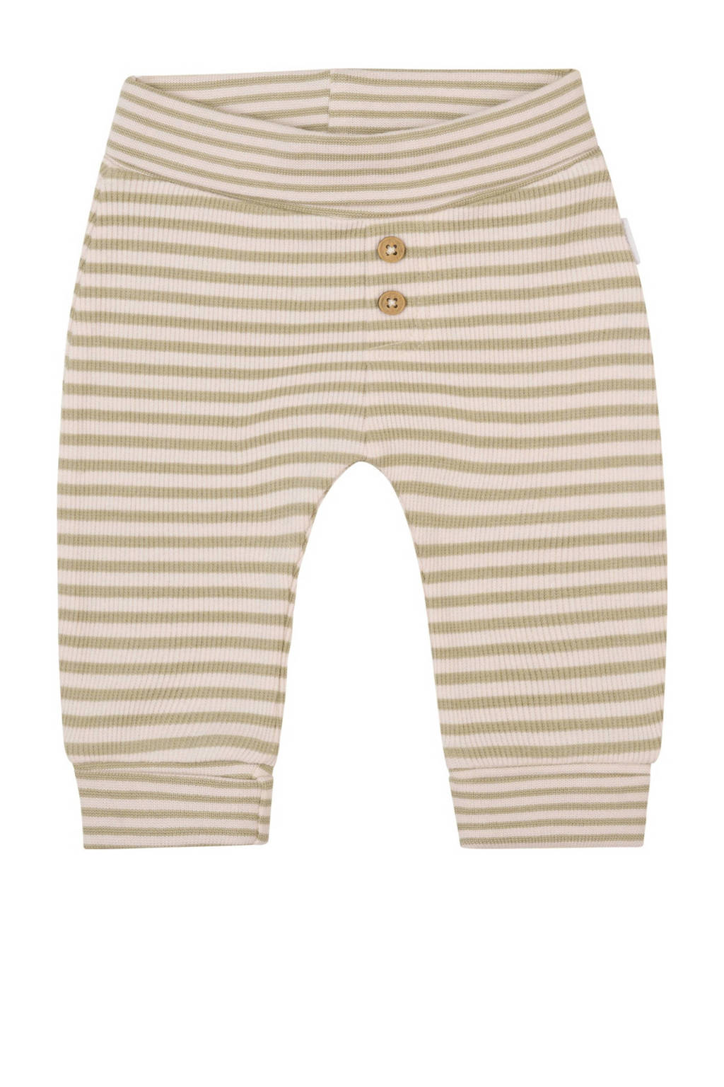 Noppies baby gestreepte broek groen