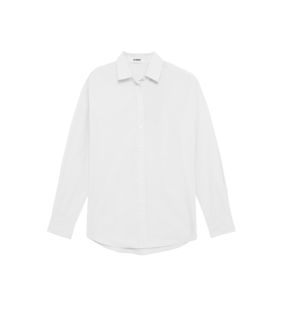 Camisa feminina ECOALF Nanaalf, branca