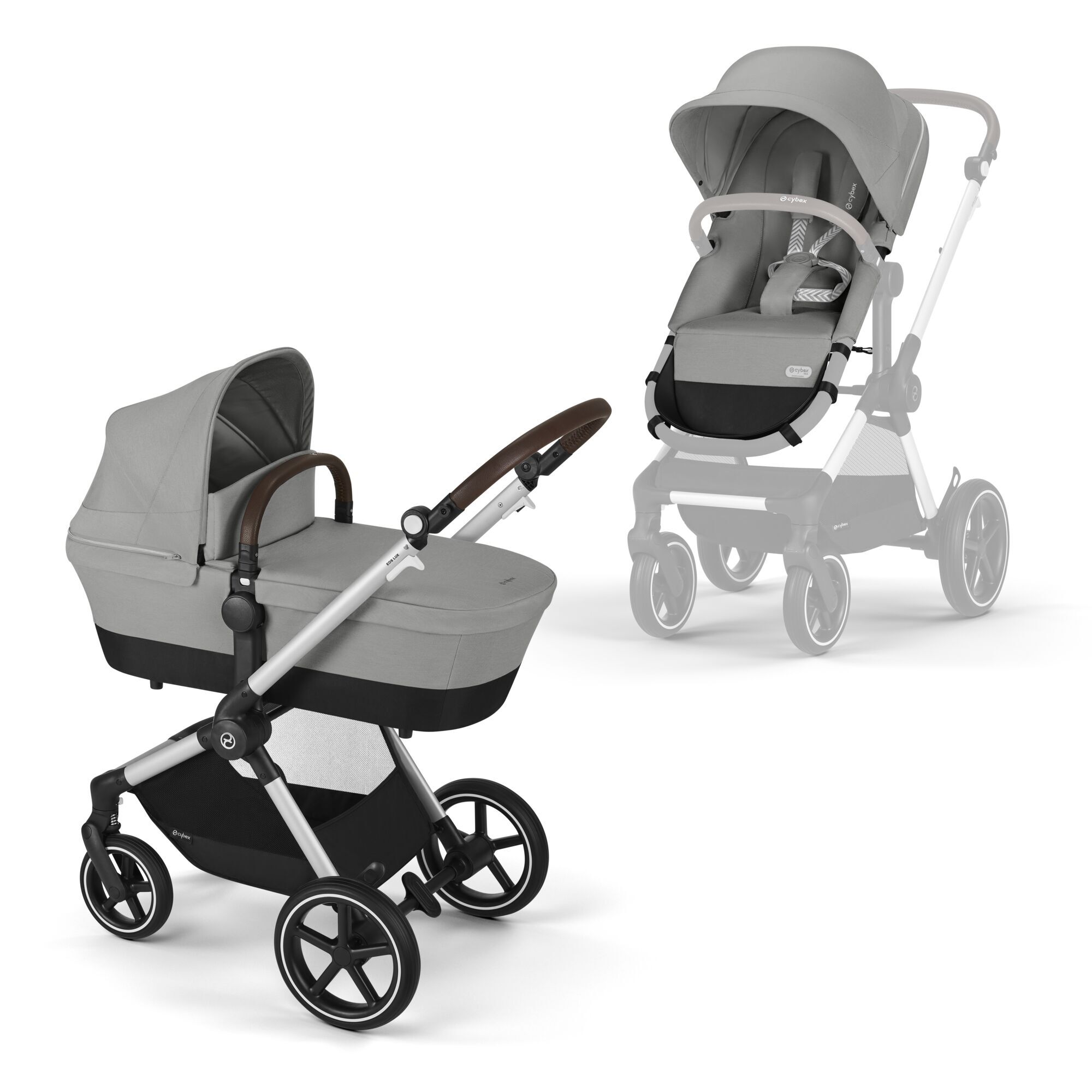 Eos Lux Stone Grey (Silver Frame)