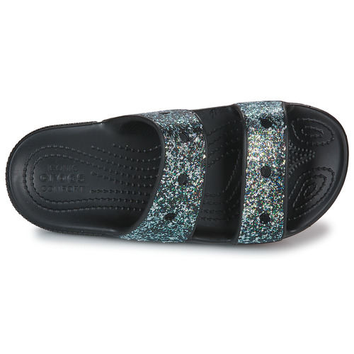 Crocs - CLASSIC CROCS GLITTER SANDAL K - Noir