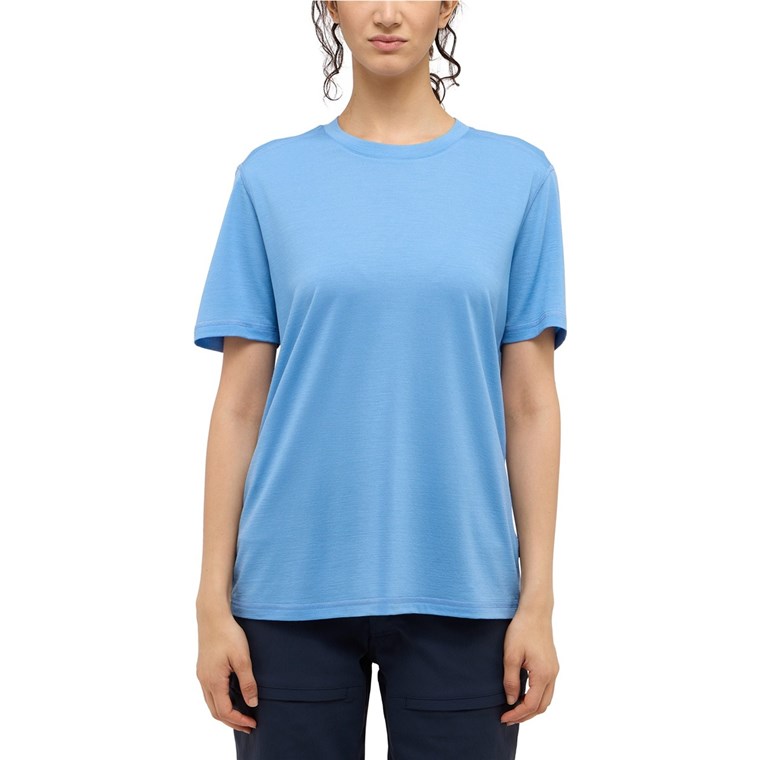 Haglöfs Kaise Wool Tee Women Sky Blue