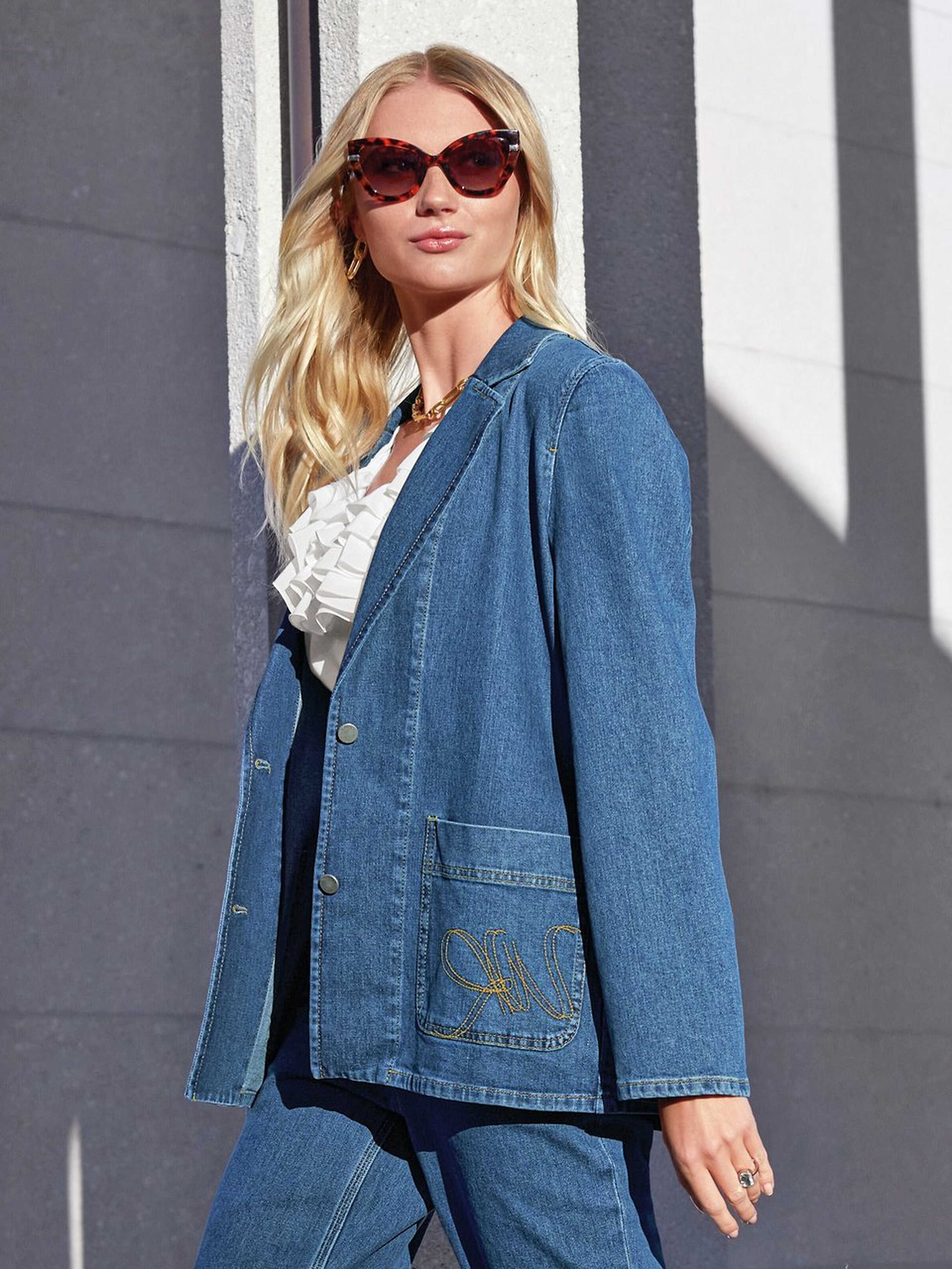 Jeans-Blazer