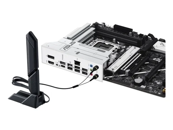 ASUS PRIME Z890-P WIFI - Bundkort - ATX - LGA1851 sokkel - Z890 Chipset - USB4, USB 3.2 Gen 2, USB 3.2 Gen 1, USB-C 3.2 Gen 1 - Wi-Fi 7, Bluetooth, 2.5 Gigabit LAN - onboard grafik (CPU påkrævet) - HD Audio (8-kanaler)
