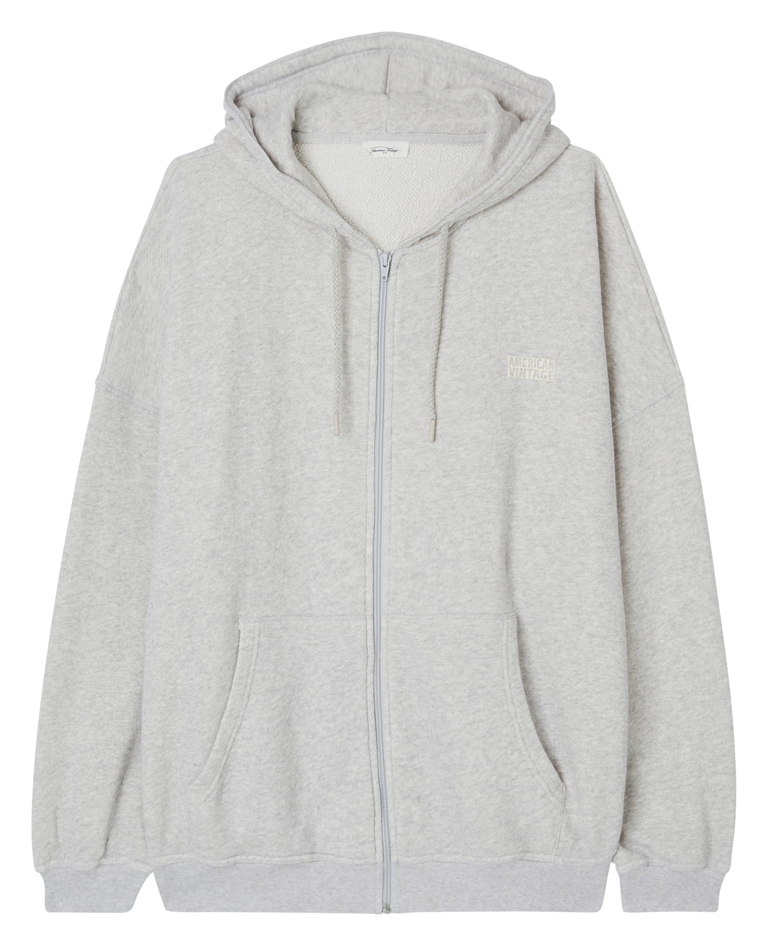 KODYTOWN - Sweat zippé en coton bio | Gris