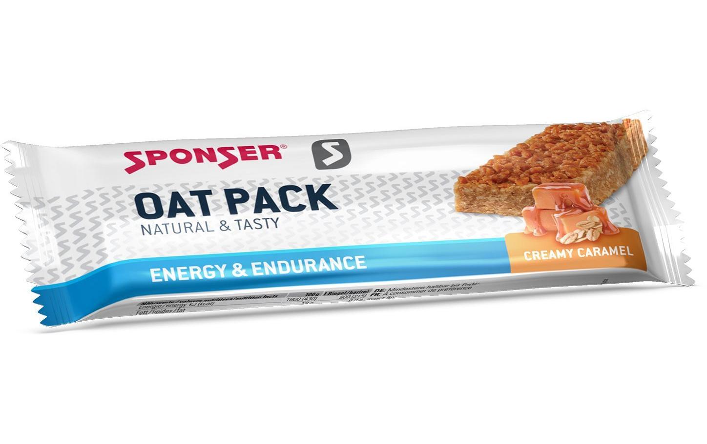 Riegel Oat Pack CaramelGeballte Energie aus Hafer