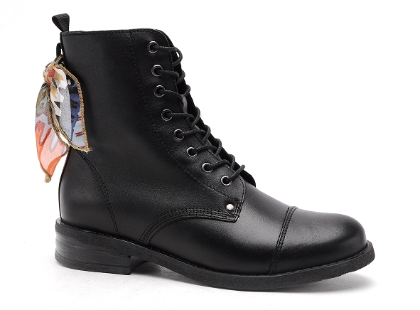 Goodstep boots bottine plates femme bahia 2503 noir