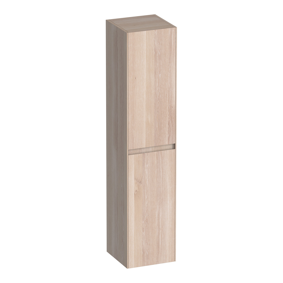 Brauer Inspire kolomkast 160cm links- of rechtsdraaiend lamellen eiken wit