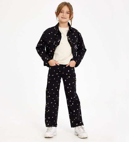 The New Jeans - TnHellen - Wide - Phantom m. Blomster